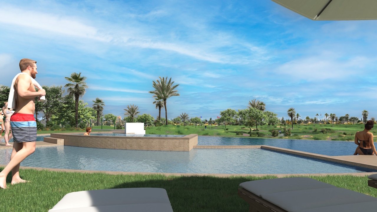 Wohnungen mit 3 Schlafzimmern, 2 Bädern, Tiefgaragenstellplatz und Gemeinschaftspool auf dem La Serena-Golfplatz - 2