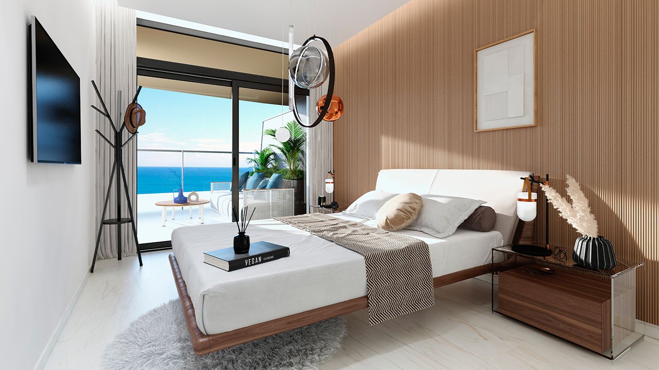 Wohnungen mit 4 Schlafzimmern, 3 Bädern, Klimaanlage, Fußbodenheizung in der ganzen Wohnung, Kfz-Stellplatz und Meerblick nur 100 m vom Strand - 3