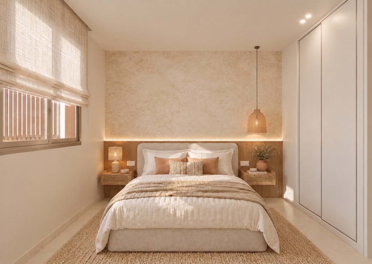 Penthouse-Wohnungen mit 2 Schlafzimmern, 2 Bädern, großer Terrasse, Vorinstallation Klimaanlage und Gemeinschaftspool nur 1 km vom Strand - 8