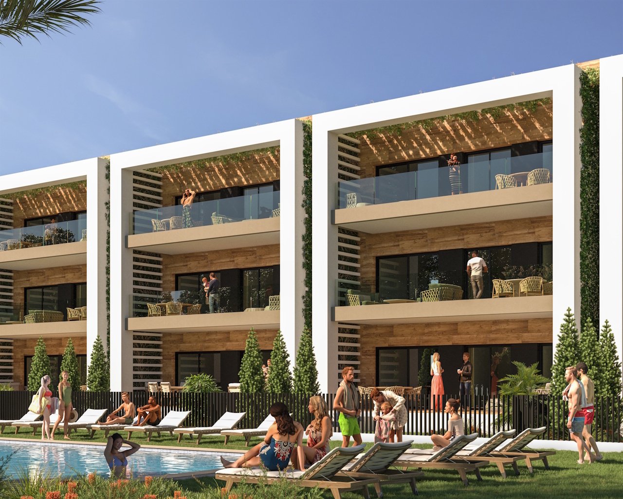 Penthouse-Wohnungen mit 2 Schlafzimmern, 2 Bädern, Tiefgaragenstellplatz und Gemeinschaftspool auf dem La Serena-Golfplatz - 22