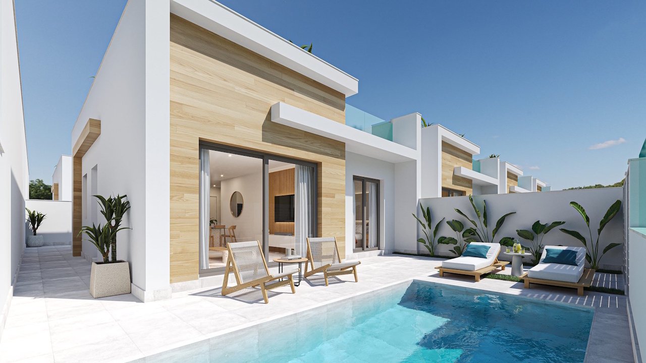 Wunderschöne Villen mit 3 Schlafzimmern, 2 Bädern, Dachterrasse und Privatpool - 1