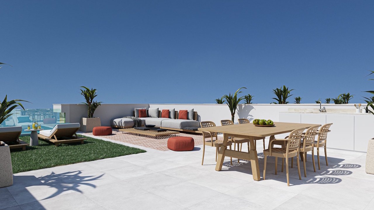 Wunderschöne Villen mit 3 Schlafzimmern, 2 Bädern, Dachterrasse und Privatpool - 8
