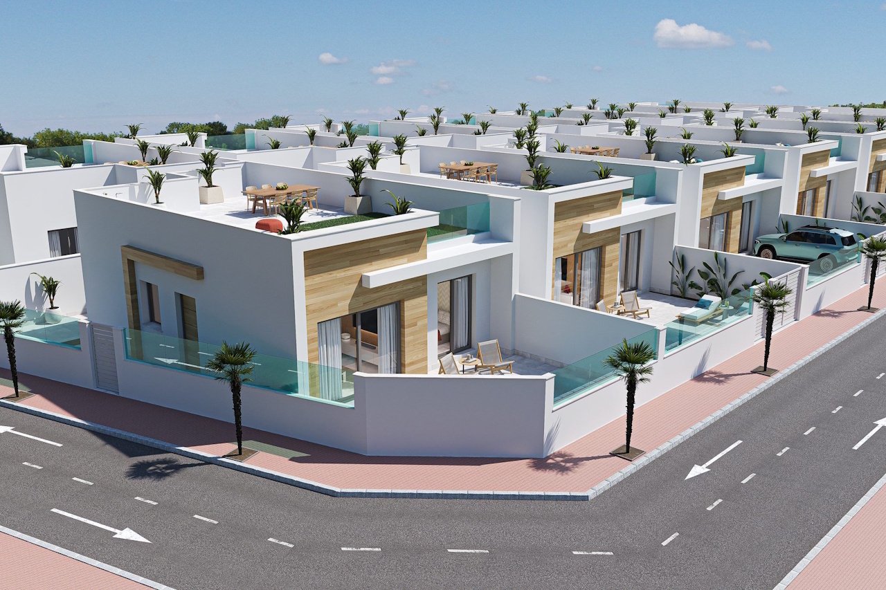 Wunderschöne Villen mit 3 Schlafzimmern, 2 Bädern, Dachterrasse und Privatpool - 2