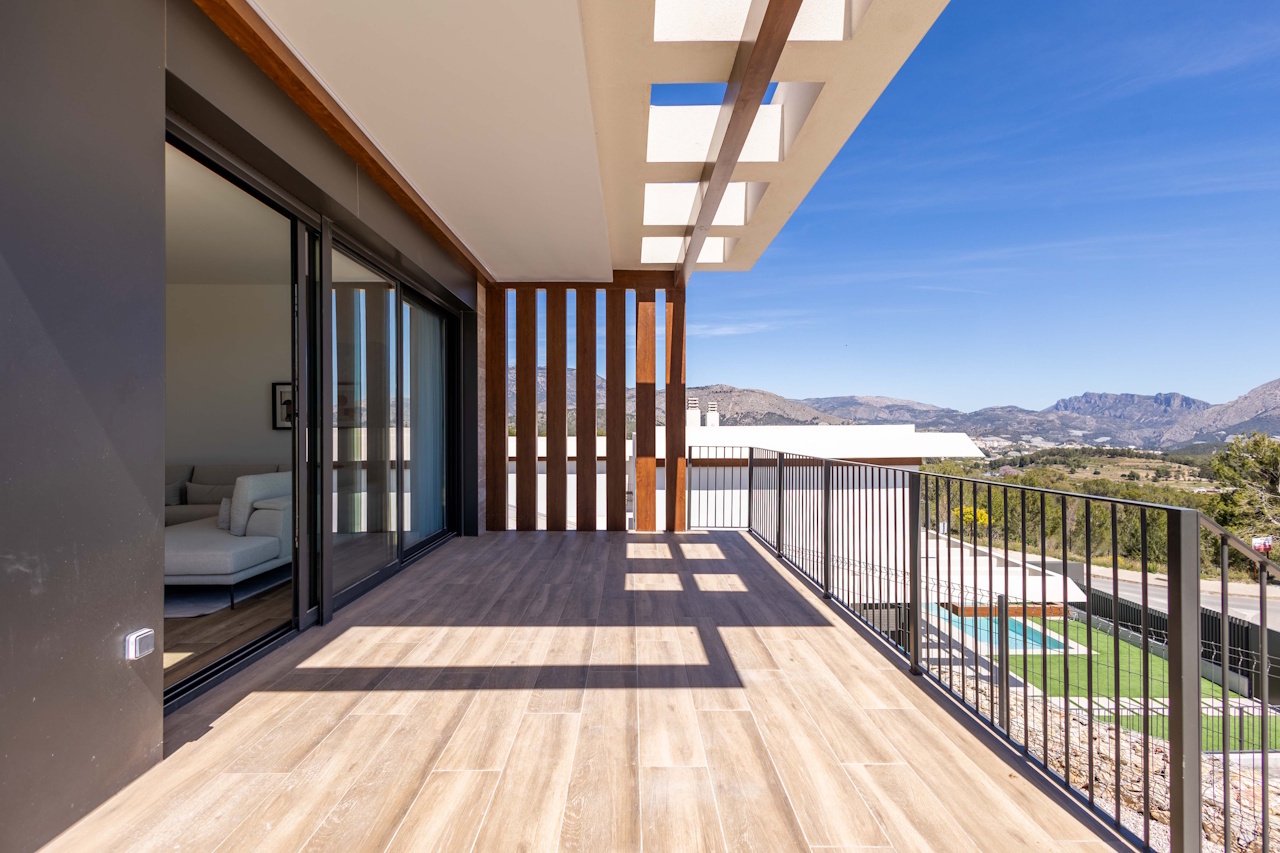Eingeschossige Villen mit 3 Schlafzimmern, 2 Bädern, optionaler Dachterrasse, Klimaanlage, Meerblick, Kfz-Stellplatz und Privatpool - 6