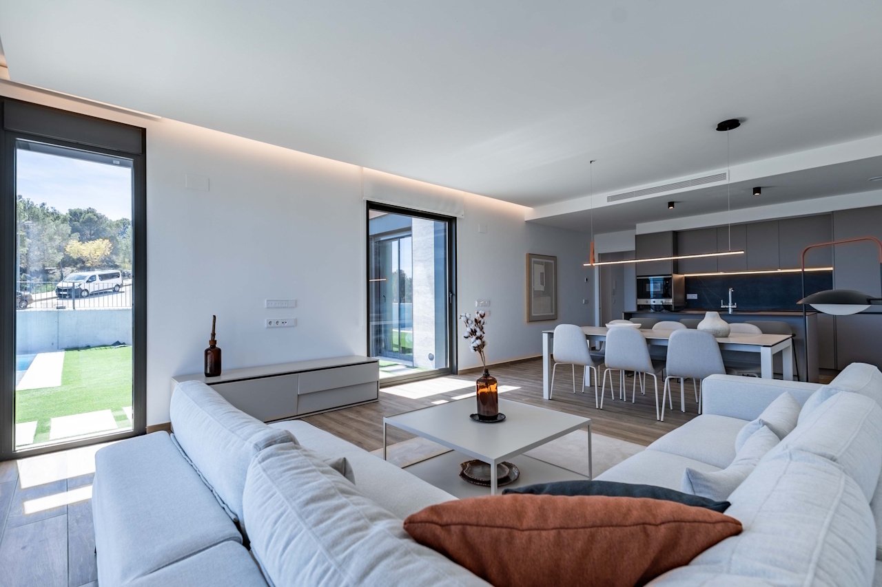 Eingeschossige Villen mit 3 Schlafzimmern, 2 Bädern, optionaler Dachterrasse, Klimaanlage, Meerblick, Kfz-Stellplatz und Privatpool - 9