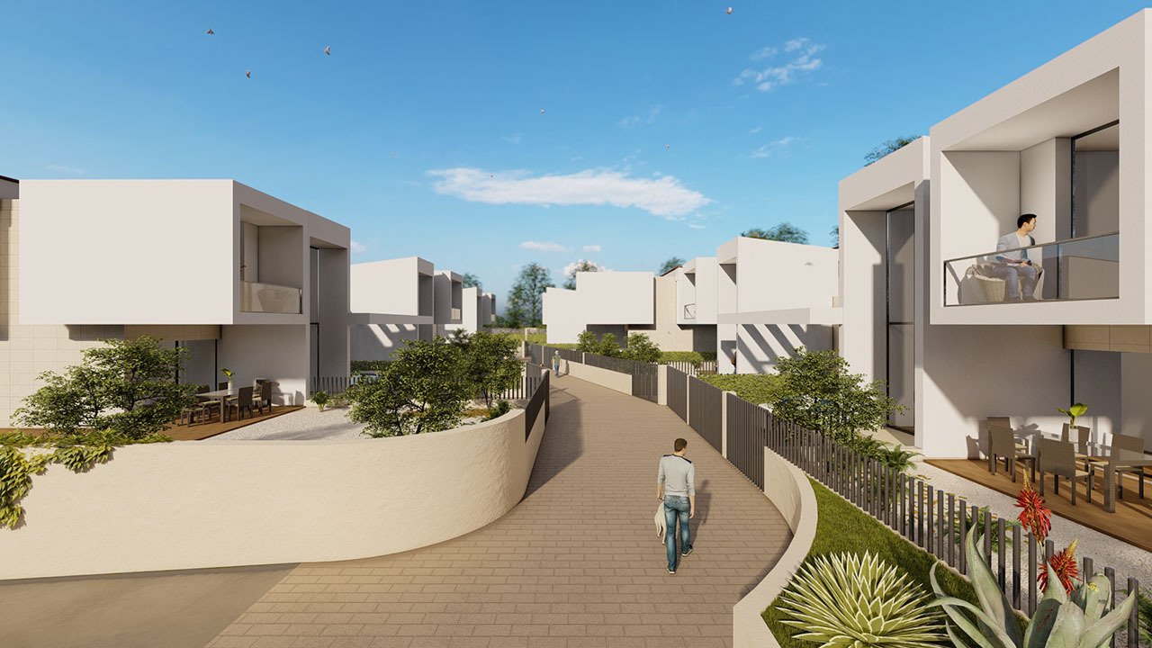 Villen mit 3 Schlafzimmern, 3 Bädern, Klimaanlage, Einbauküchen mit Elektrogeräten, Meerblick, Privatpool und Kfz-Stellplatz - 5