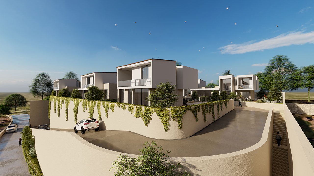 Villen mit 3 Schlafzimmern, 3 Bädern, Klimaanlage, Einbauküchen mit Elektrogeräten, Meerblick, Privatpool und Kfz-Stellplatz - 10