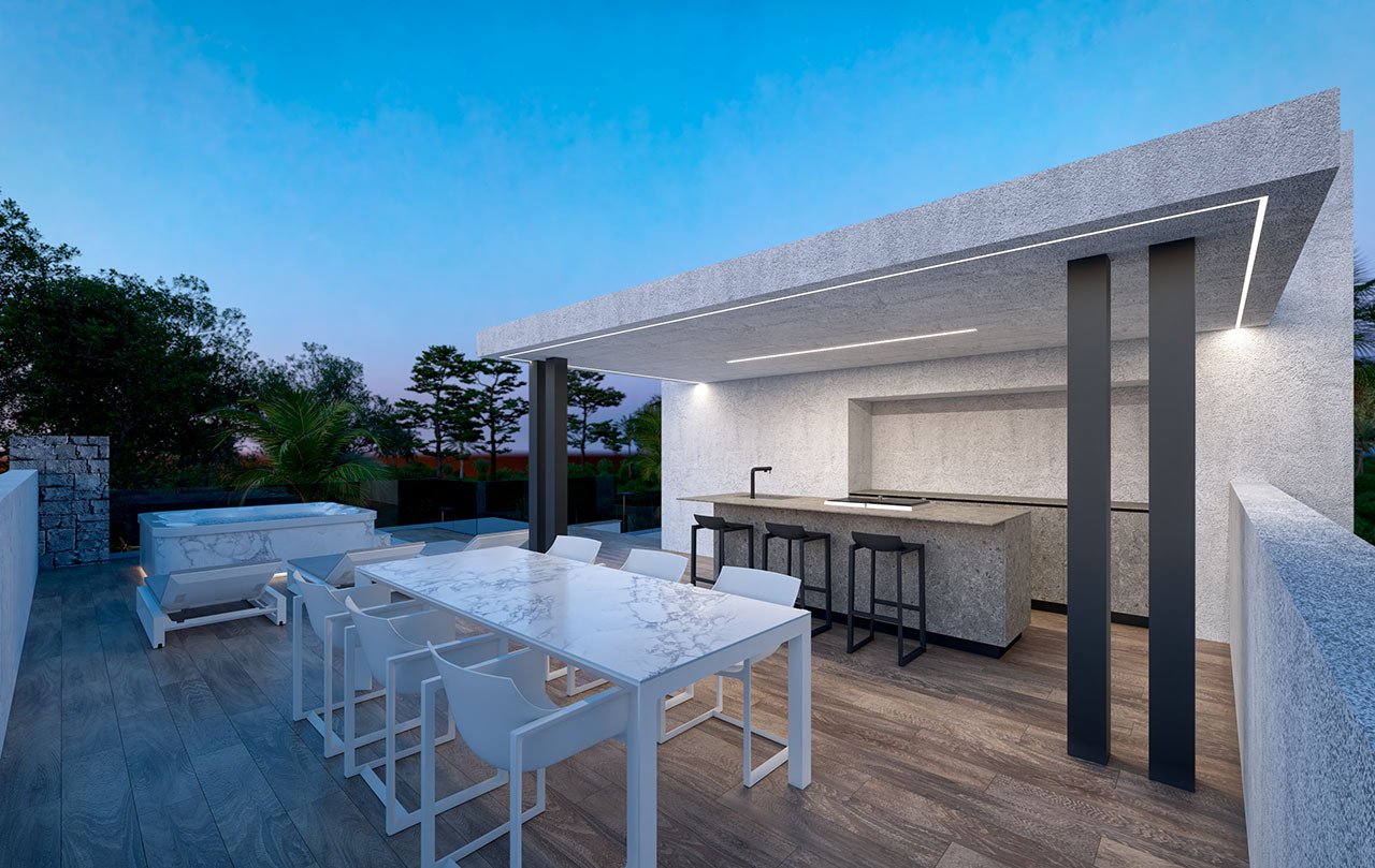 Villen mit 3 Schlafzimmern, 2 Bädern, 2 Gäste-WCs, Keller, Dachterrasse, Klimaanlage und Privatpool im wunderschönen Santa Rosalía Resort - 10