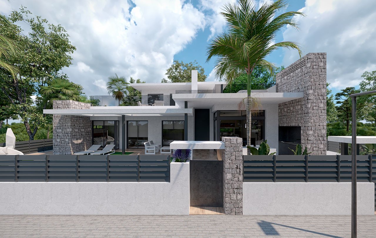 Villen mit 3 Schlafzimmern, 2 Bädern, 2 Gäste-WCs, Keller, Dachterrasse, Klimaanlage und Privatpool im wunderschönen Santa Rosalía Resort - 4