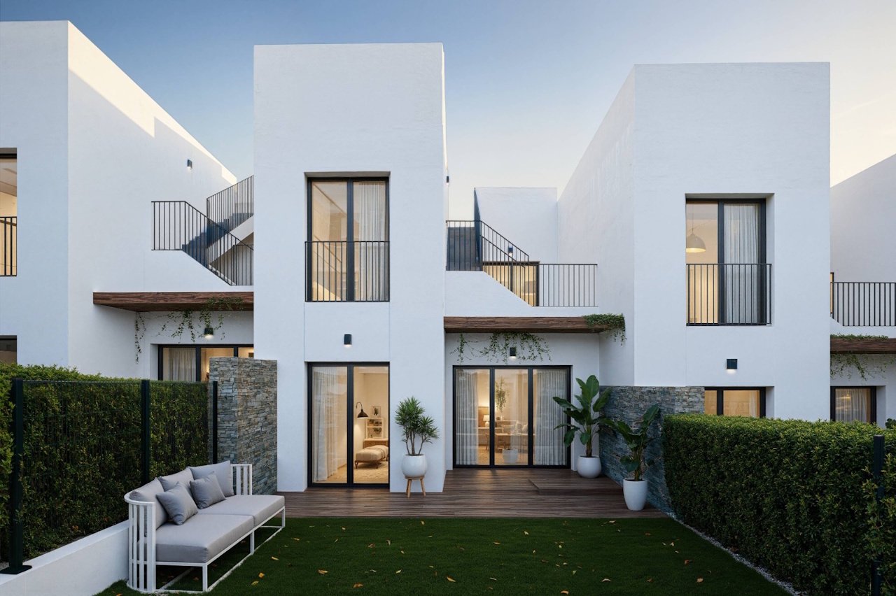 Wunderschöne Reihenhäuser mit 3 Schlafzimmern, 3 Bädern, Keller, Dachterrasse, Kfz-Stellplatz und Gemeinschaftspool bei Alenda Golf - 3