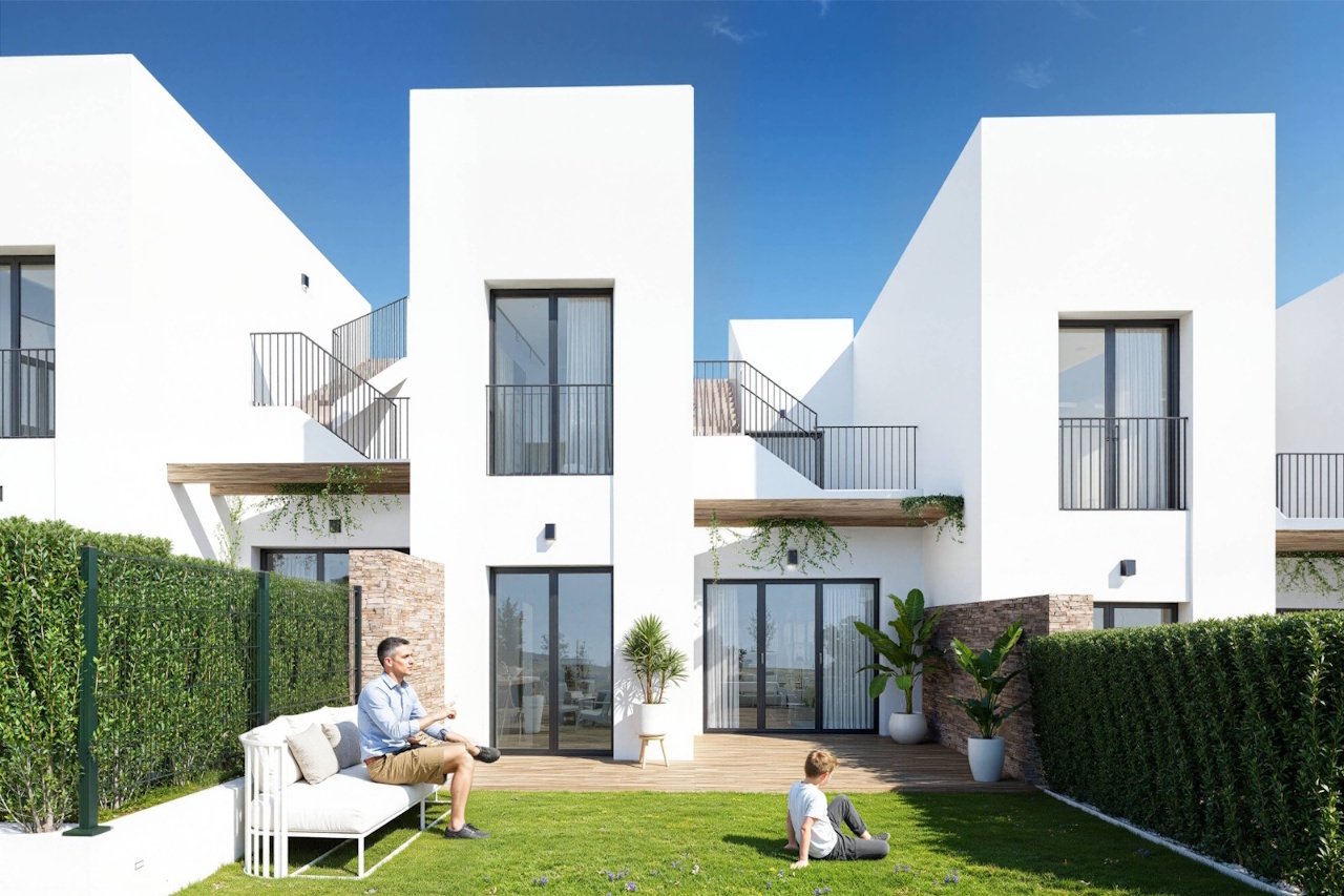 Wunderschöne Reihenhäuser mit 3 Schlafzimmern, 3 Bädern, Keller, Dachterrasse, Kfz-Stellplatz und Gemeinschaftspool bei Alenda Golf - 1