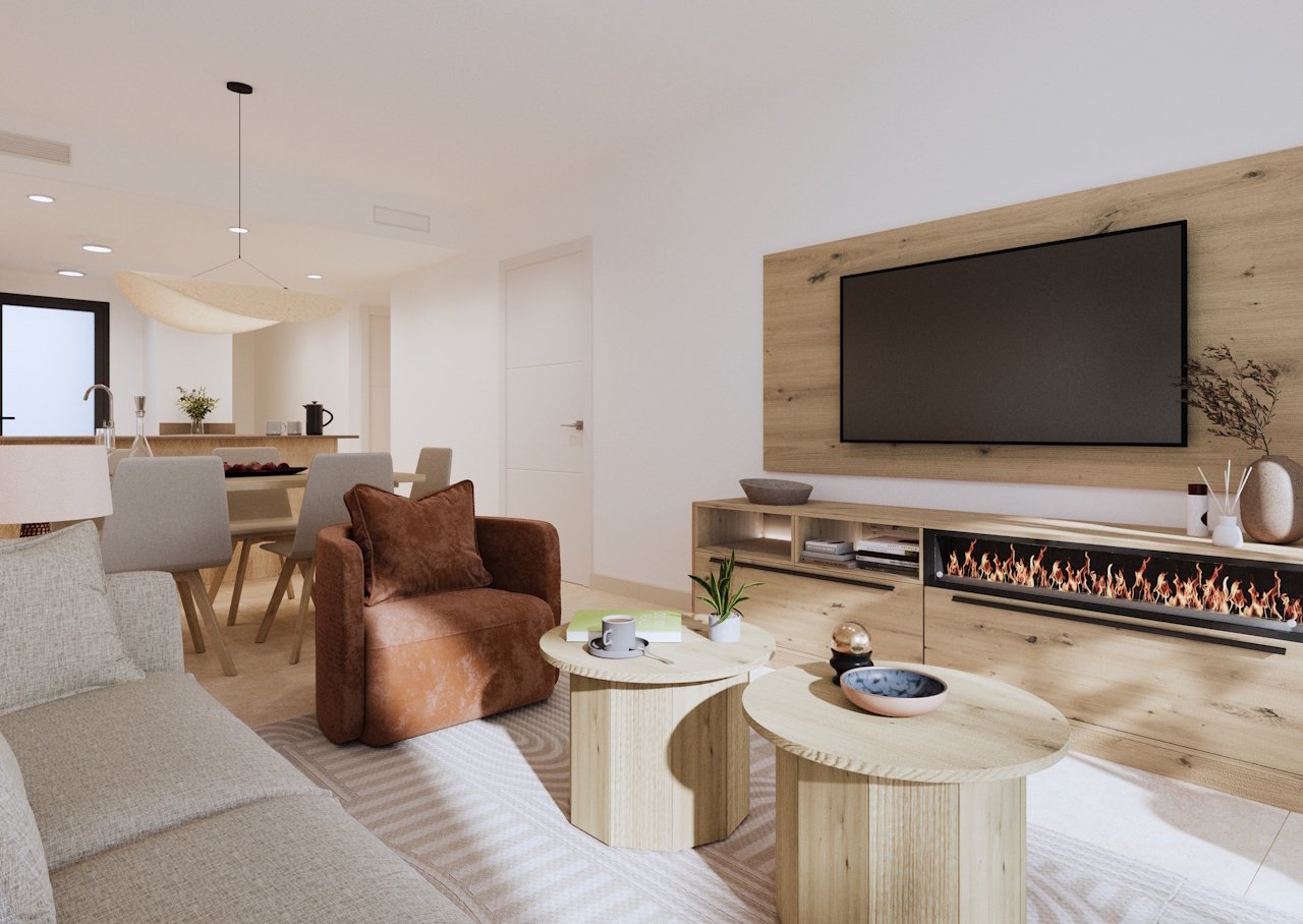 Erdgeschoss-Wohnungen mit 3 Schlafzimmern, 2 Bädern, Tiefgaragenstellplatz, Gemeinschaftspools und beheizten Whirlpools - 3