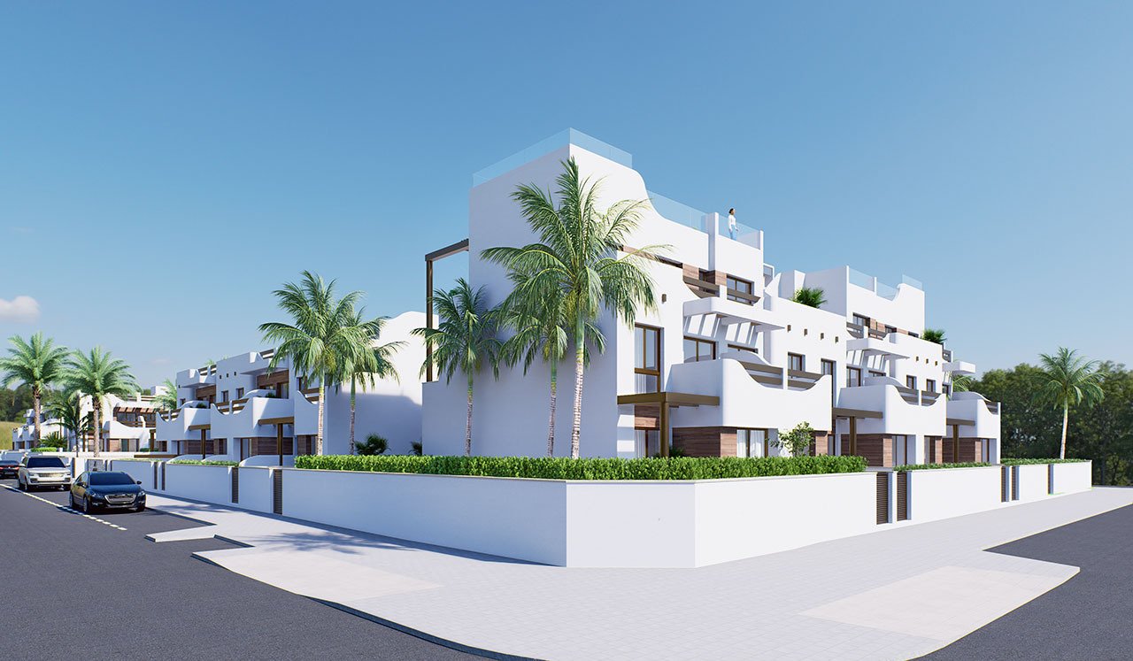 Erdgeschoss-Wohnungen mit 2 Schlafzimmern, 2 Bädern, Tiefgaragenstellplatz und Gemeinschaftspool nur 200 m vom Strand - 5