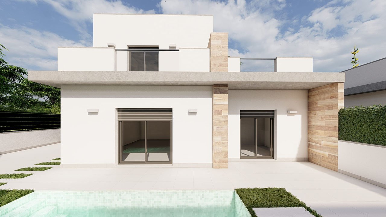 Moderne Villen mit 3 Schlafzimmern, 3 Bädern, Dachterrasse und Privatpool - 1