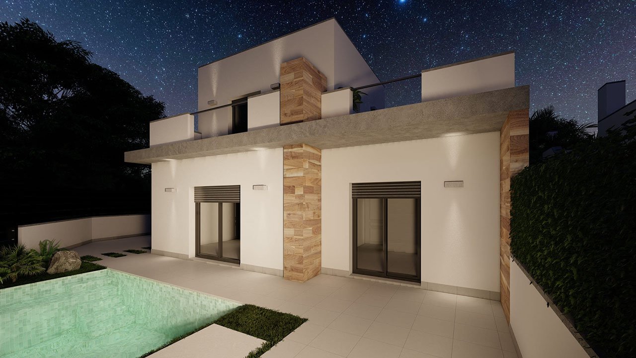 Moderne Villen mit 3 Schlafzimmern, 3 Bädern, Dachterrasse und Privatpool - 16
