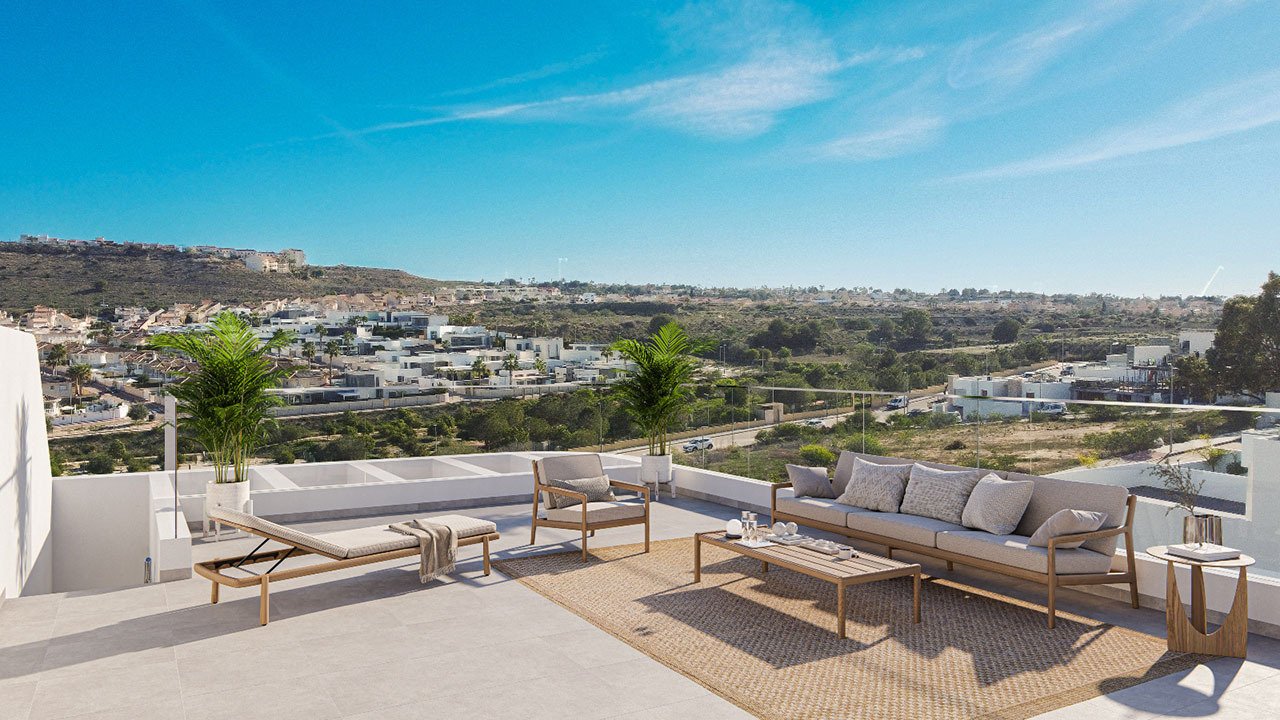 Penthouse-Wohnungen mit 3 Schlafzimmern, 2 Bädern, Dachterrasse, Tiefgaragenstellplatz und Gemeinschaftspool - 8