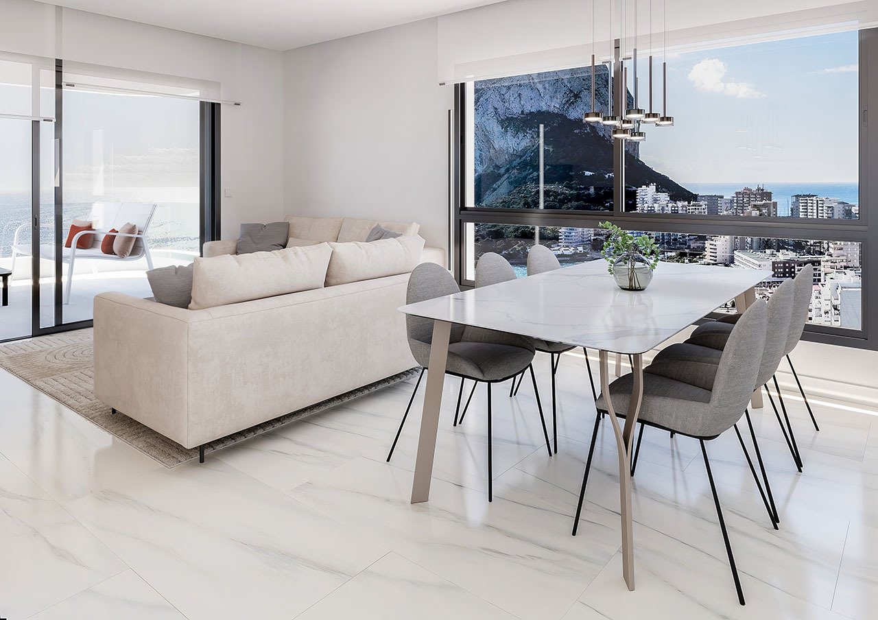 Maisonette-Wohnungen mit 3 Schlafzimmern, 3 Bädern, Klimaanlage, Fußbodenheizung in Bädern, Kfz-Stellplatz und Meerblick in erster Linie am Strand - 5