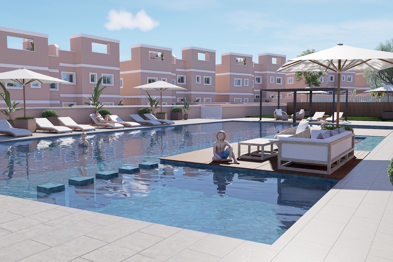 Erdgeschoss-Wohnungen mit 3 Schlafzimmern, 2 Bädern, Kfz-Stellplatz und Gemeinschaftspool im Lo Romero-Golfkomplex - 1