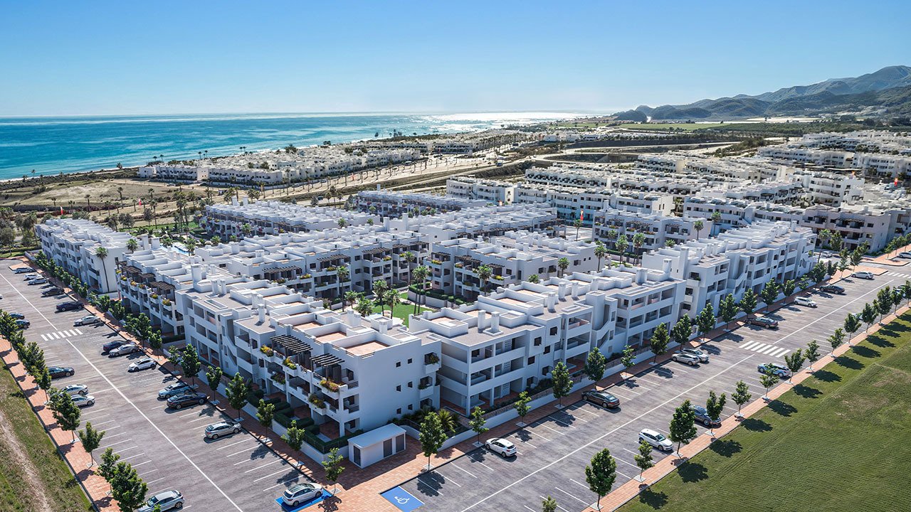 Penthouse-Wohnungen mit 3 Schlafzimmer, 2 Bädern, Dachterrasse, Tiefgaragenstellplatz und Gemeinschaftspool nur 500 m vom Strand - 3