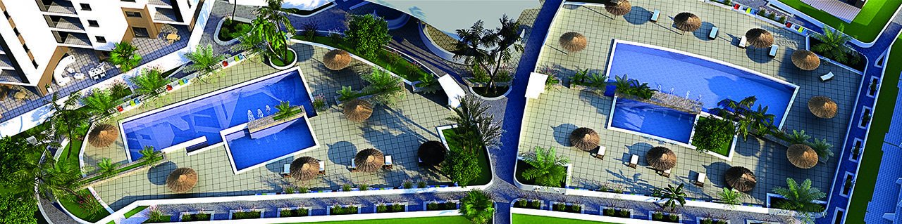 Appartements mit 3 Schlafzimmern und 2 Bädern in abgeschlossener Anlage mit Gemeinschaftspools nur 600 m vom Strand - 6