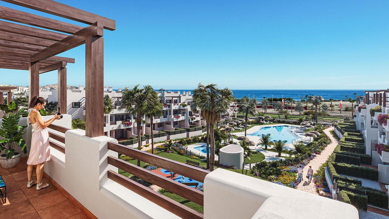 Penthouse-Wohnungen mit 2 Schlafzimmer, 1 - 2 Bädern, Dachterrasse, Tiefgaragenstellplatz und Gemeinschaftspool nur 500 m vom Strand - 7