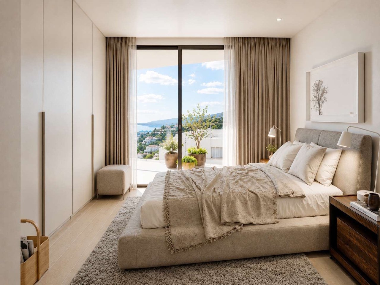 Appartements mit 2 Schlafzimmern, Klimaanlage, Fußbodenheizung in Bädern, Tiefgaragenstellplatz und Gemeinschaftspool nur 650 m vom Strand - 21