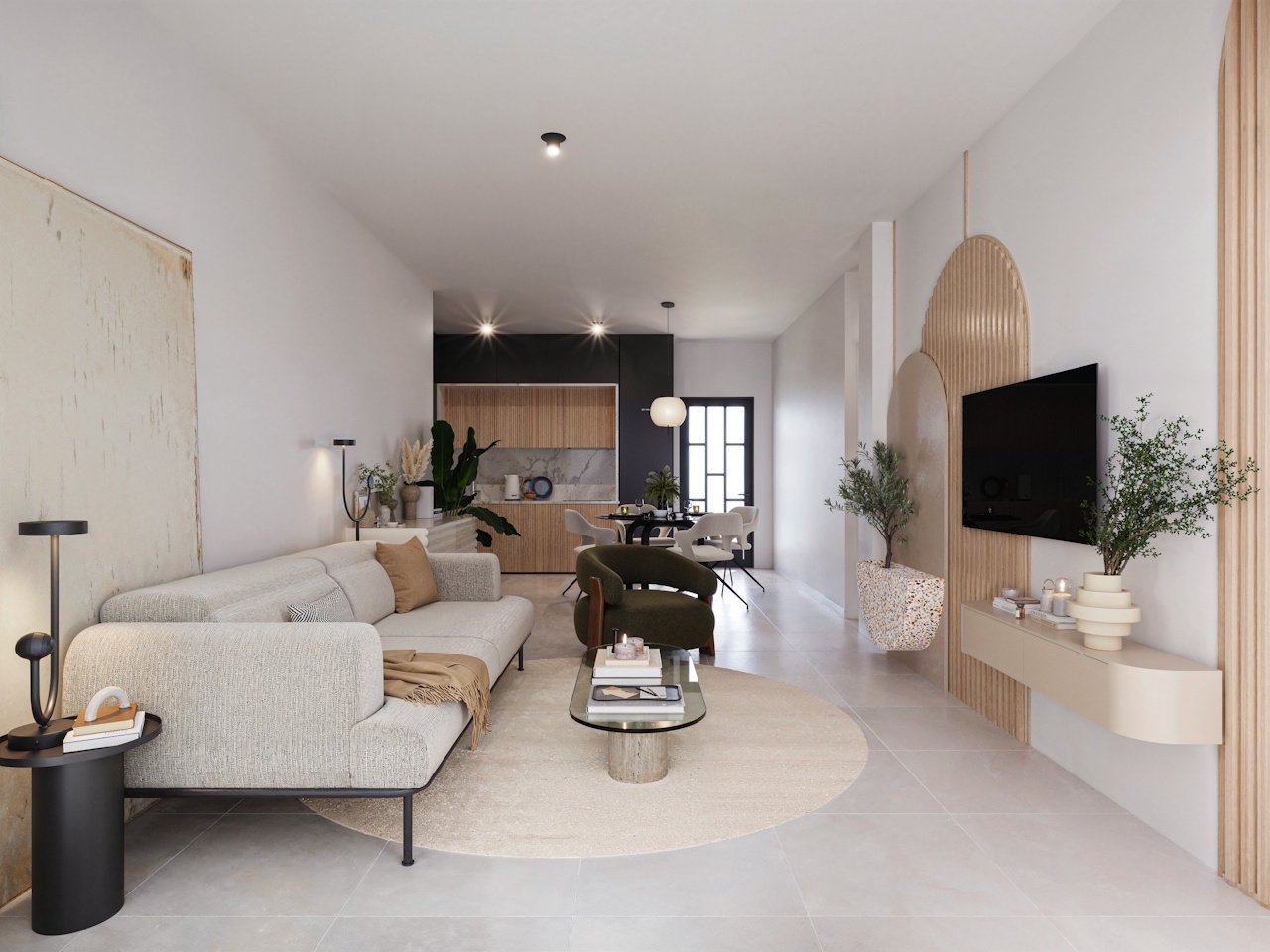 Obergeschoss-Wohnungen mit 2 Schlafzimmern, 2 Badezimmern, privater Dachterrasse und Gemeinschaftspool - 6