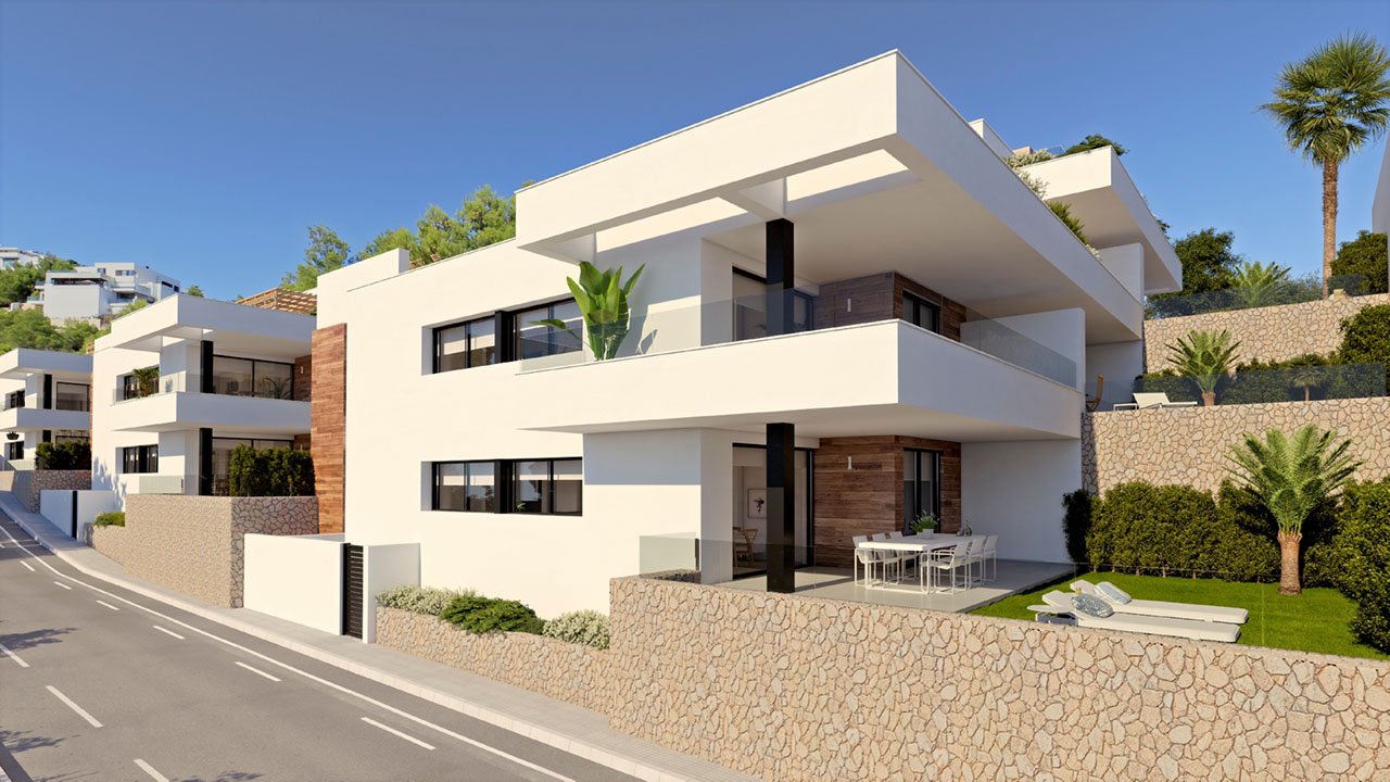 Exklusive Penthouse-Wohnungen mit 2 Schlafzimmern und 2 Bädern in sehr schöner Anlage mit Gemeinschaftspool - 1