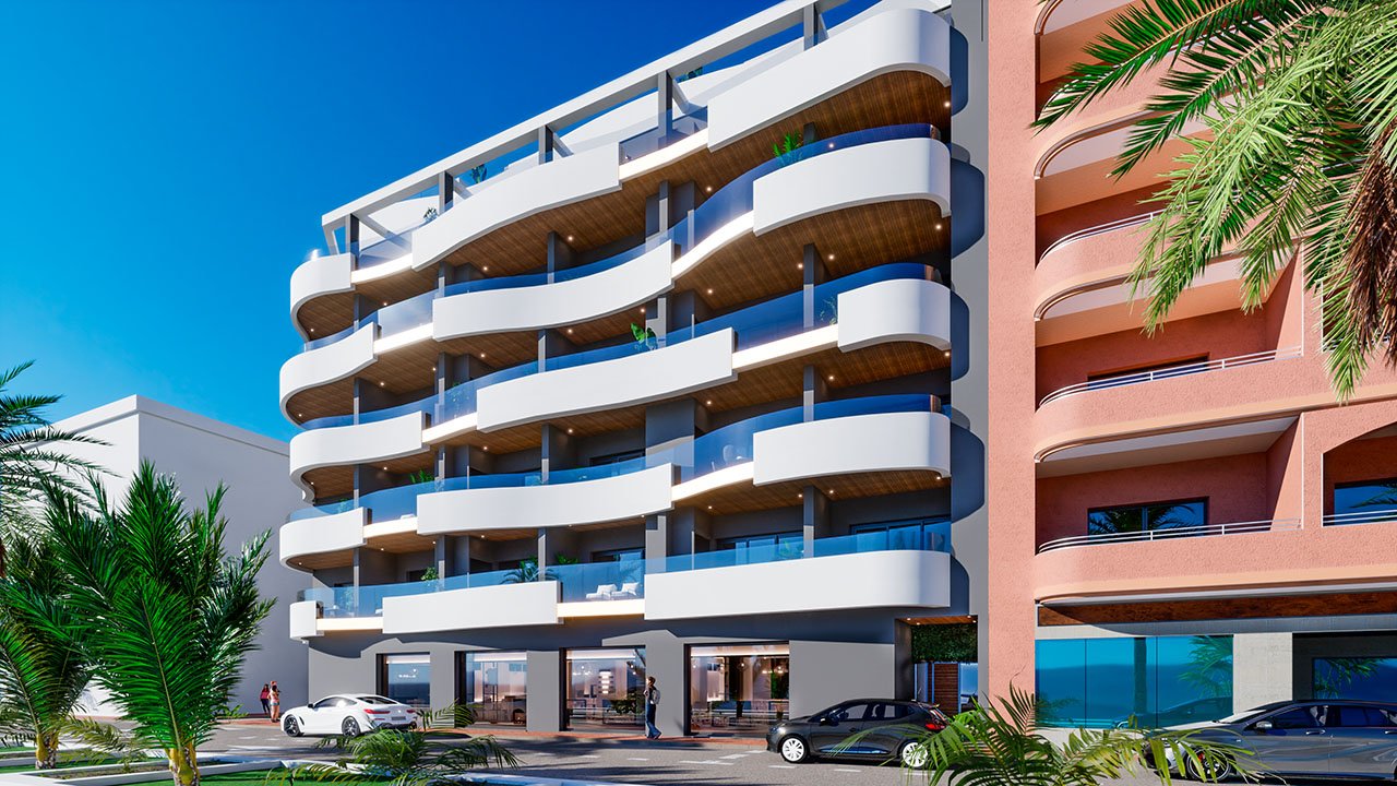 Appartements mit 2 Schlafzimmern, 2 Bädern und Gemeinschaftspool nur ca. 250 m vom Strand von Los Locos - 5