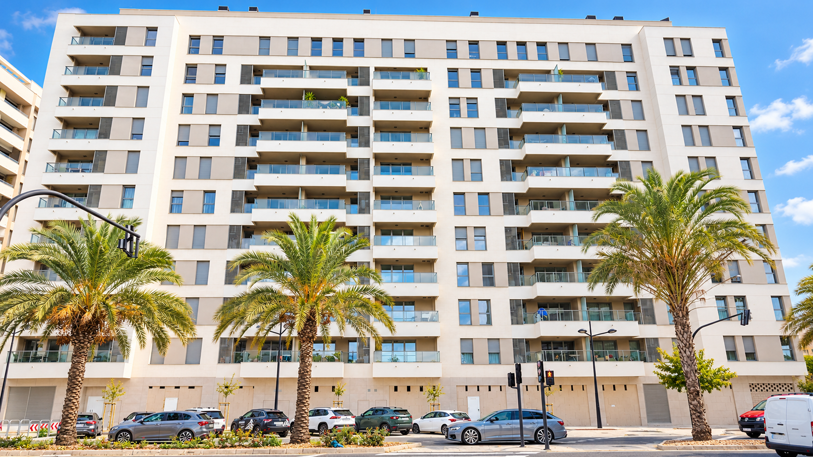 Moderne Neubauwohnung mit Terrasse und Pool in Valencia - 13