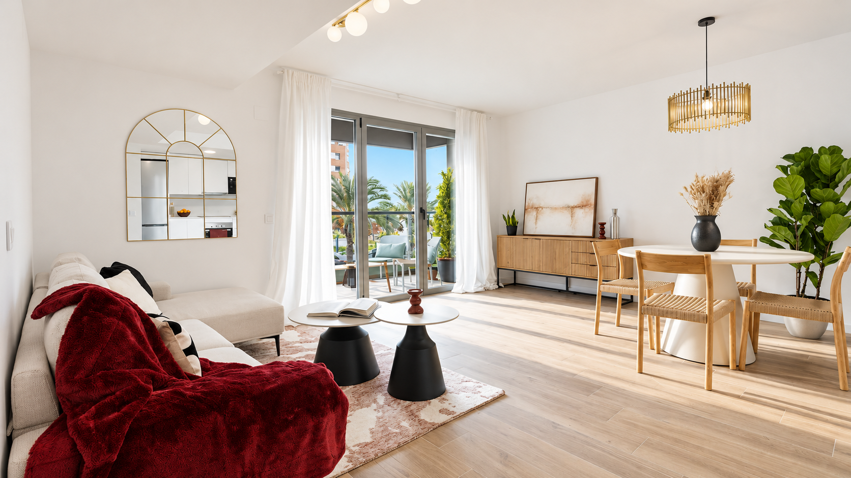 Moderne Neubauwohnung mit Terrasse und Pool in Valencia - 4