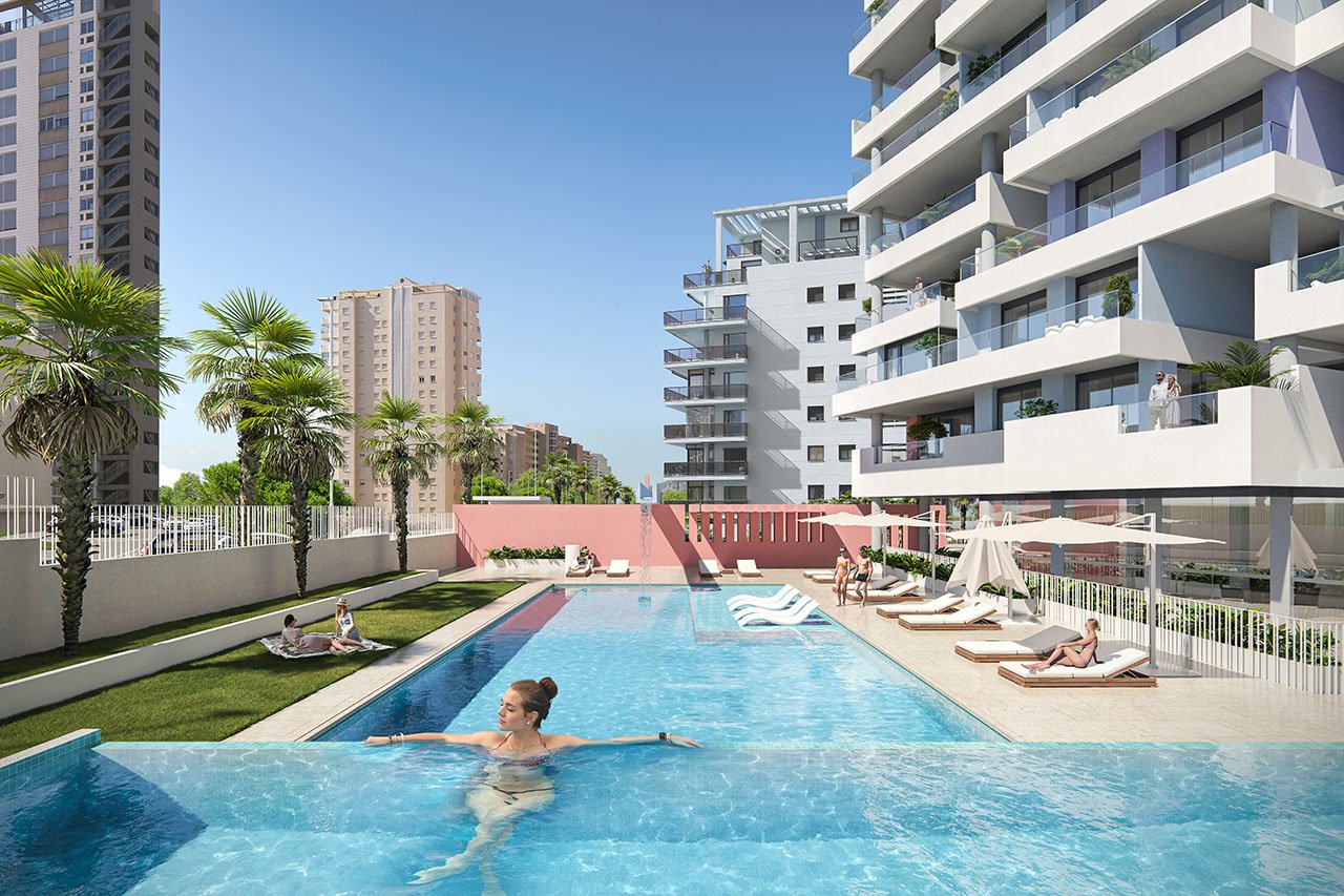 Fantastische Penthouse-Wohnungen mit 3 Schlafzimmern, 3 Badezimmern, Klimaanlage, Tiefgaragenstellplatz, Gemeinschaftspool und Meerblick - 4