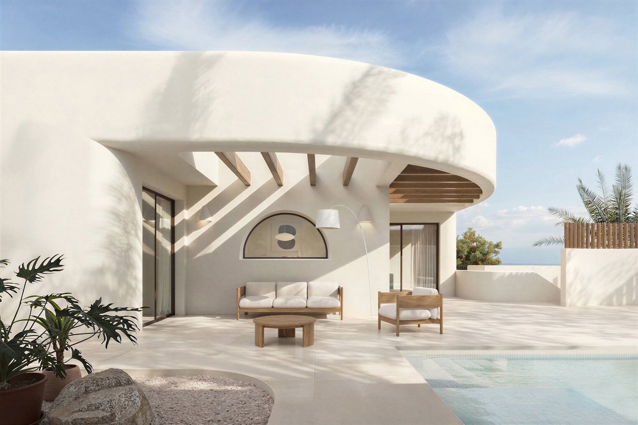 Eingeschossige Villen mit 3 Schlafzimmern, 2 Bädern, Gäste-WC, Privatpool und Kfz-Stellplatz im La Finca Resort - 2