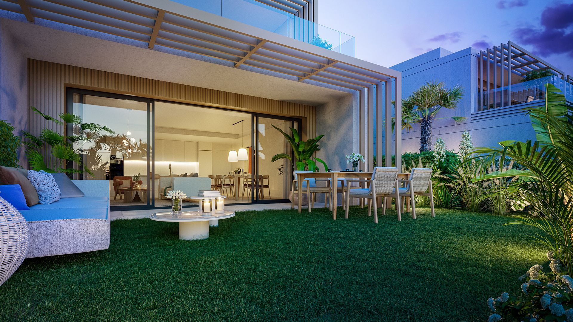 Moderne Townhouses in El Chaparral, Mijas Costa nahe La Cala de Mijas - 1