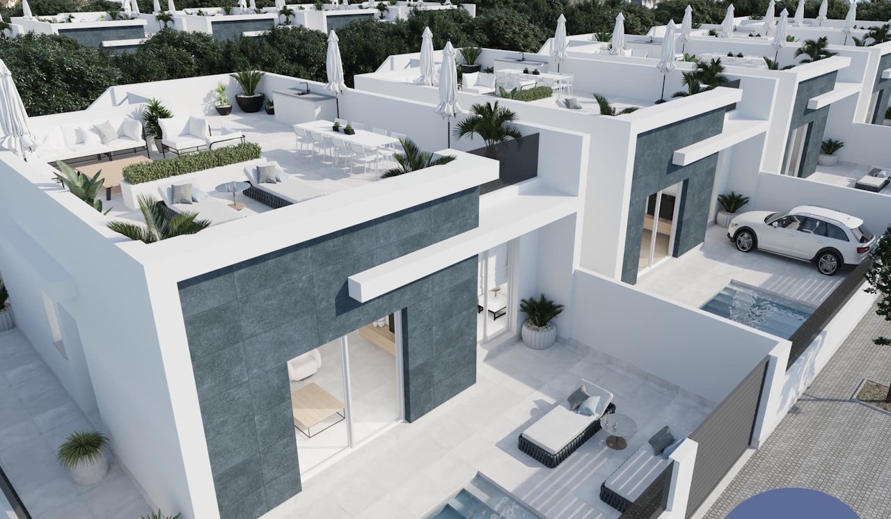 Wunderschöne Villen mit 3 Schlafzimmern, 2 Bädern, Dachterrasse und Privatpool - 1