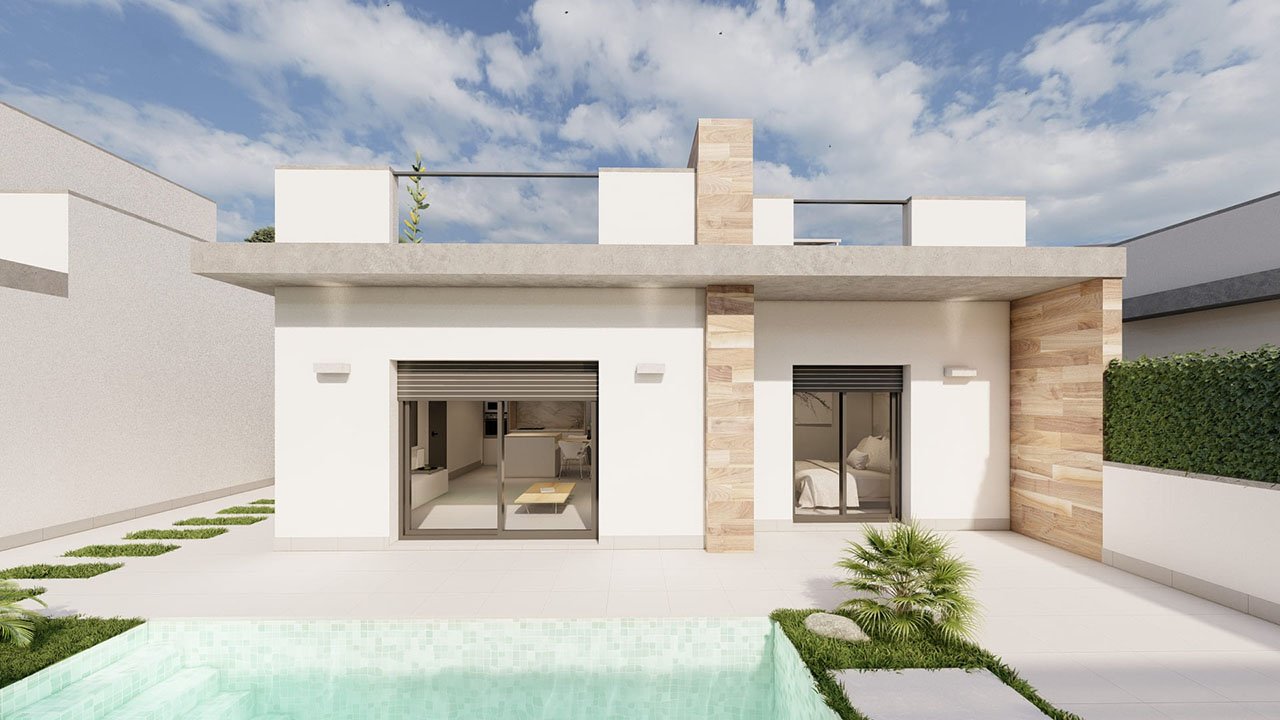 Moderne Villen mit 2 Schlafzimmern, 2 Bädern, Dachterrasse und Privatpool - 1