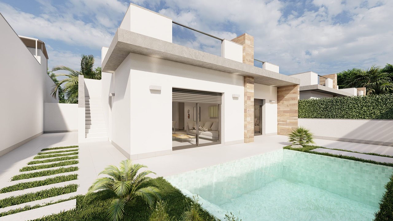 Moderne Villen mit 2 Schlafzimmern, 2 Bädern, Dachterrasse und Privatpool - 3