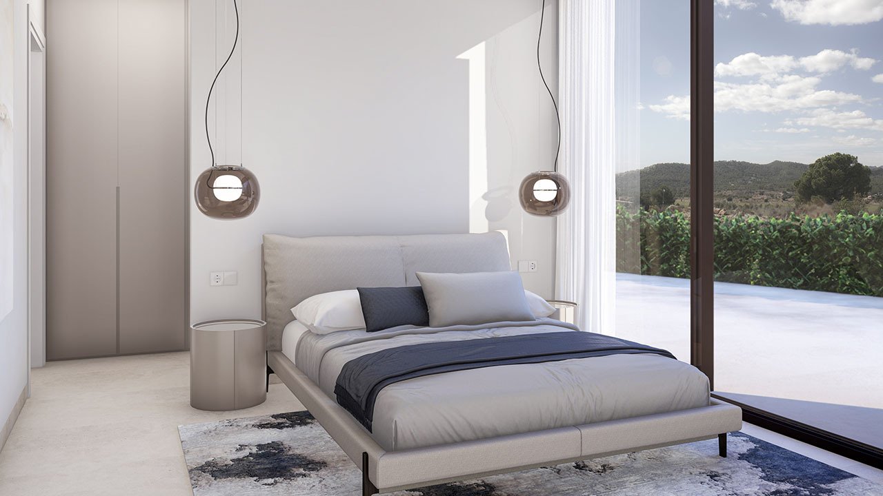 Exklusive Villen mit 3 Schlafzimmern, 3 Bädern, Gäste-WC, Keller, Privatpool und Dachterrasse mit Meerblick in wunderschöner Umgebung - 12