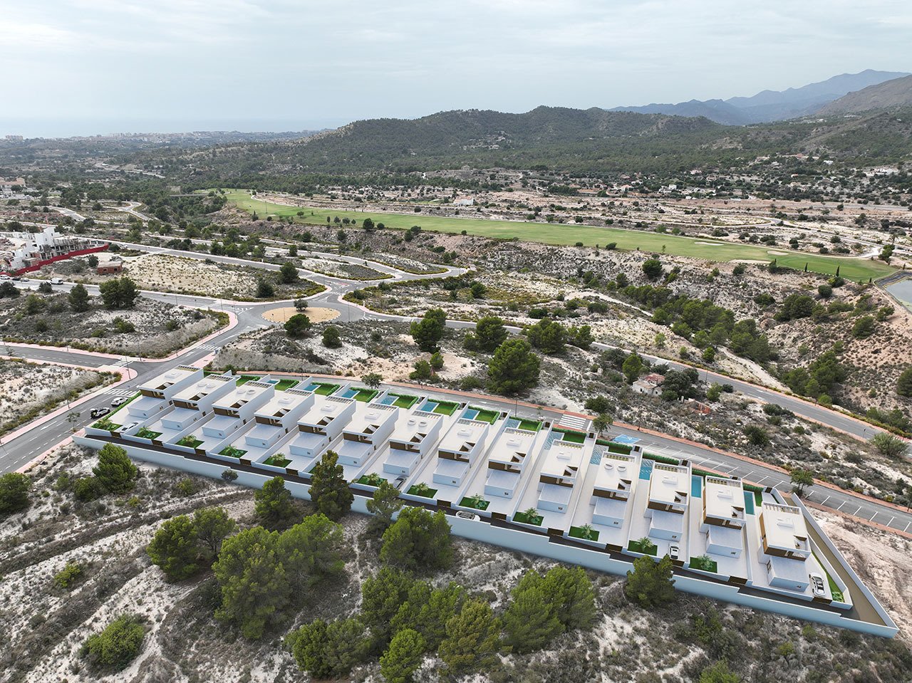 Exklusive Villen mit 3 Schlafzimmern, 3 Bädern, Gäste-WC, Keller, Privatpool und Dachterrasse mit Meerblick in wunderschöner Umgebung - 6