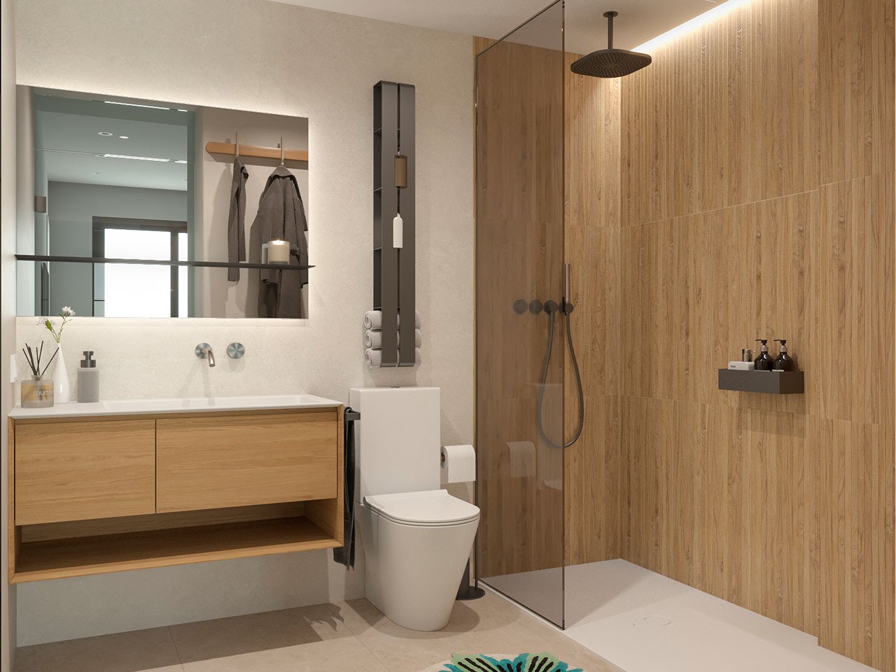 Penthouse-Wohnungen mit 2 Schlafzimmern, 2 Bädern, Dachterrasse, Möblierung, Meerblick, Tiefgaragenstellplatz und Gemeinschaftspool - 8