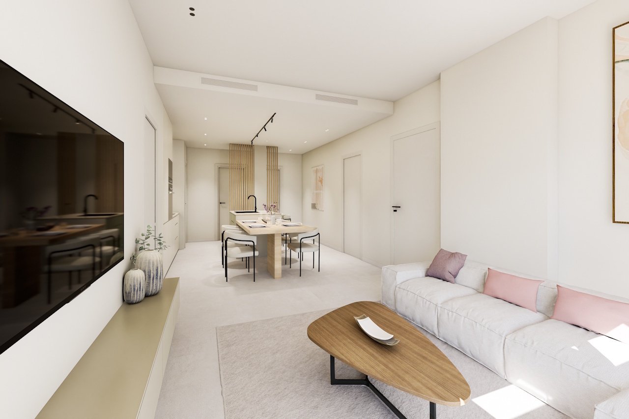 Obergeschoss-Wohnungen mit 3 Schlafzimmern, 2 Bädern, Dachterrasse, Tiefgaragenstellplatz und Gemeinschaftspool neben Serena Golf - 4