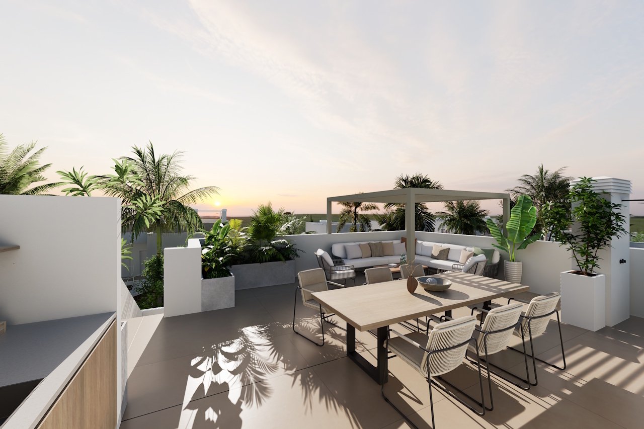 Obergeschoss-Wohnungen mit 3 Schlafzimmern, 2 Bädern, Dachterrasse, Tiefgaragenstellplatz und Gemeinschaftspool neben Serena Golf - 13