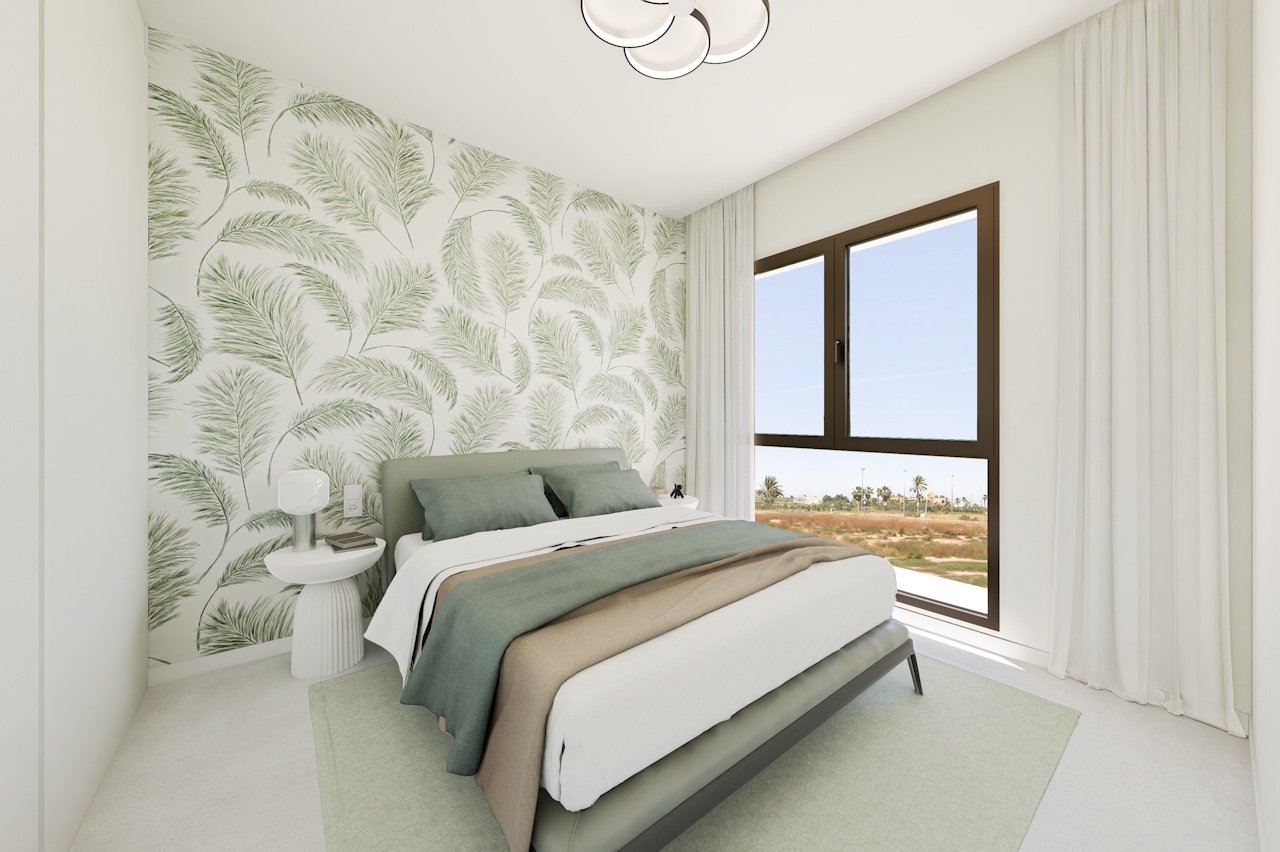 Obergeschoss-Wohnungen mit 3 Schlafzimmern, 2 Bädern, Dachterrasse, Tiefgaragenstellplatz und Gemeinschaftspool neben Serena Golf - 9
