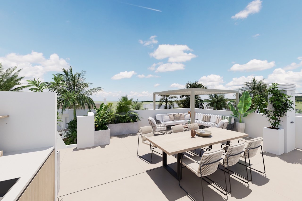 Obergeschoss-Wohnungen mit 3 Schlafzimmern, 2 Bädern, Dachterrasse, Tiefgaragenstellplatz und Gemeinschaftspool neben Serena Golf - 11