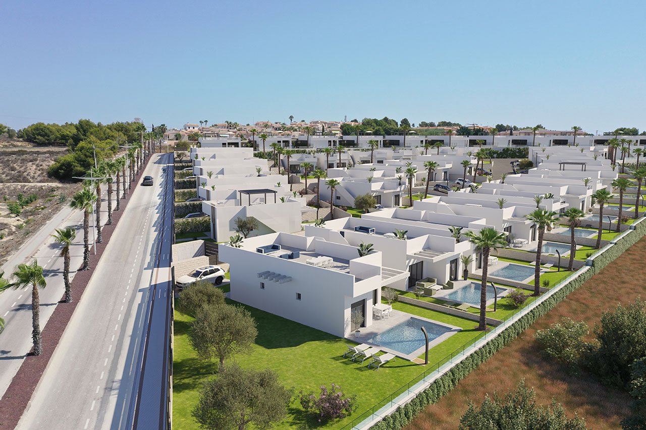 Villen mit 3 Schlafzimmern, 2 Bädern, Dachterrasse und Privatpool in wunderschöner Golfanlage - 8