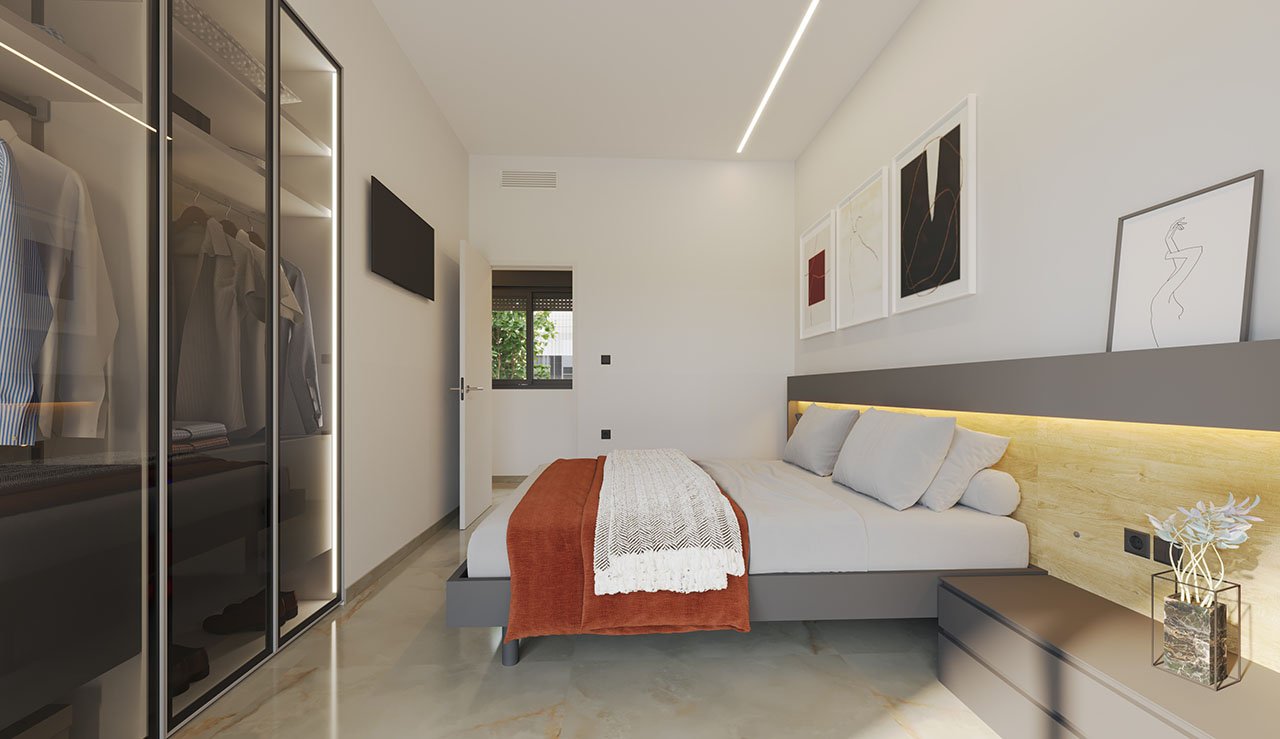 Villen mit 3 Schlafzimmern, 2 Bädern, Dachterrasse und Privatpool in wunderschöner Golfanlage - 7