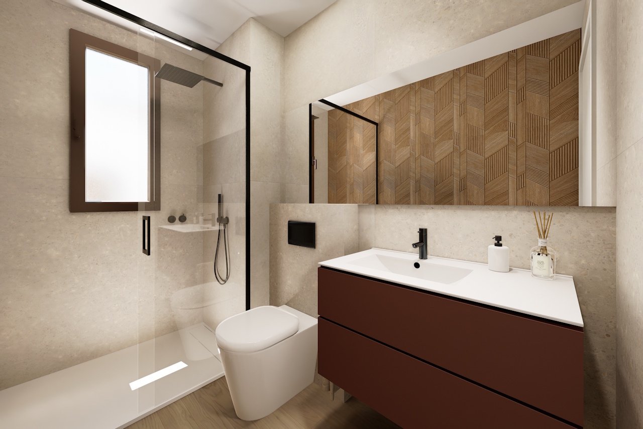 Villen mit 3 Schlafzimmern, 2 Bädern, Gäste-WC, Tiefgaragenstellplatz und Gemeinschaftspool neben Serena Golf - 8