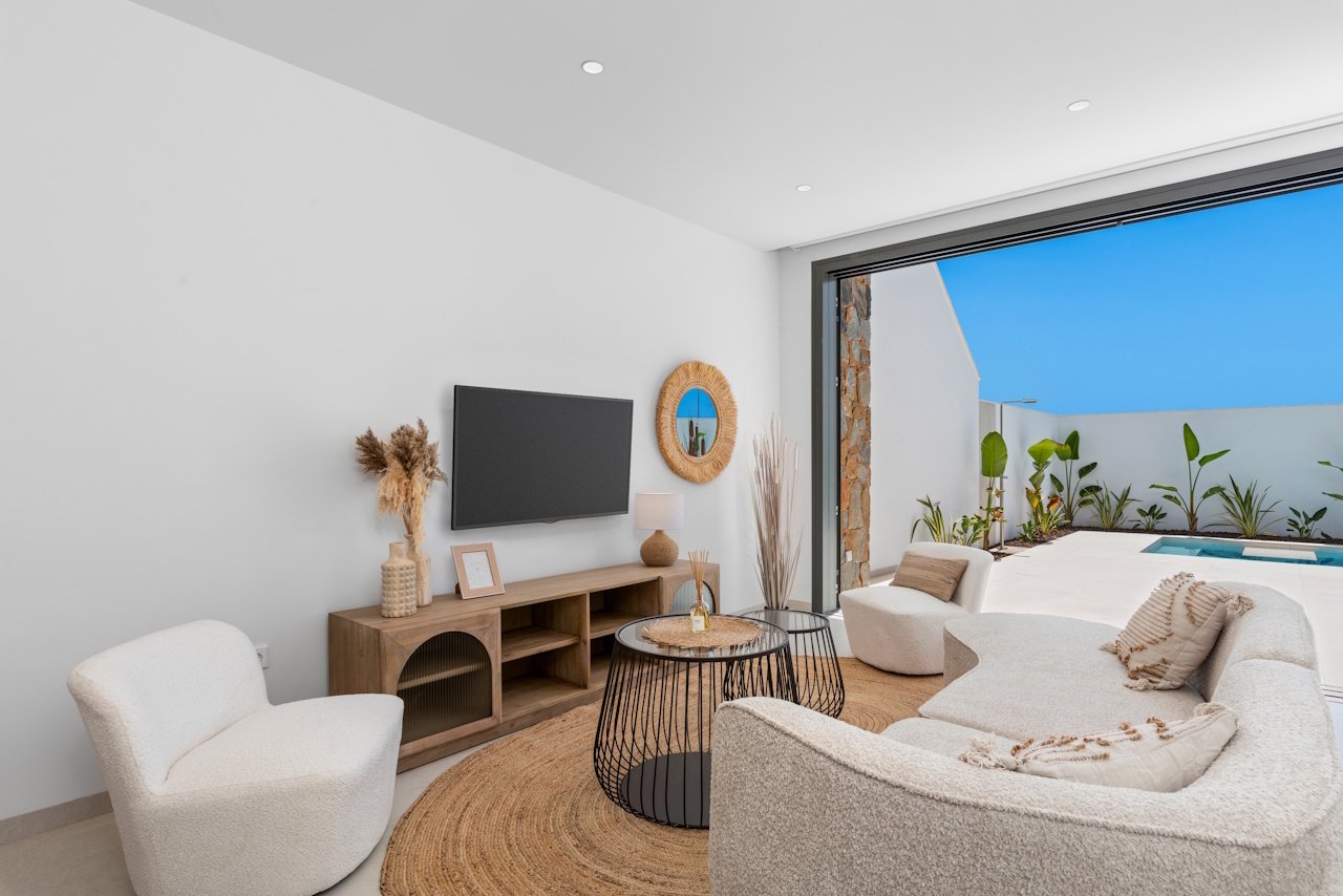Villen mit 3 Schlafzimmern, 2 Bädern, Klimaanlage, Kfz-Stellplatz und Privatpool in der La Serena Golfanlage - 7