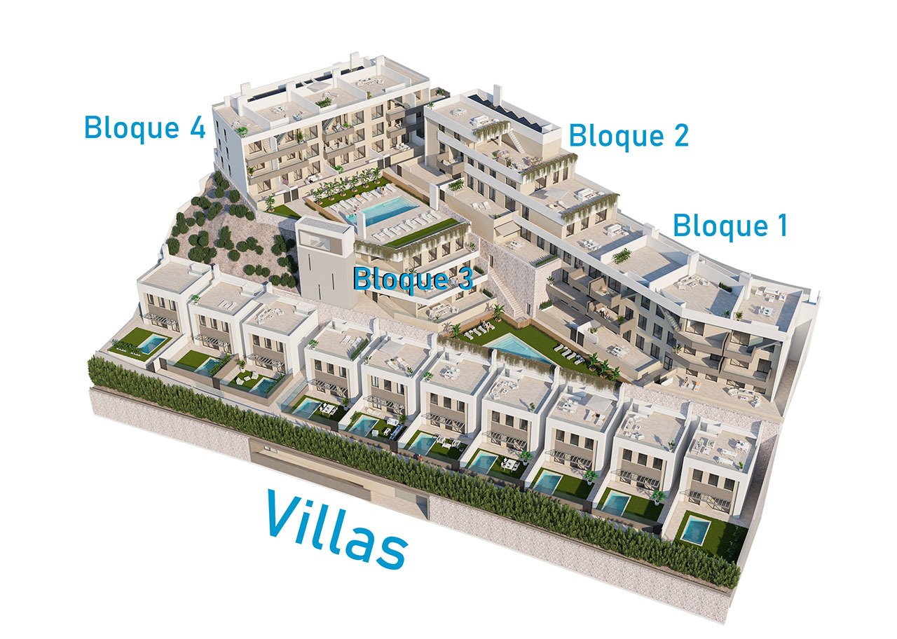 Appartements mit 3 Schlafzimmern, 2 Bädern, Tiefgaragenstellplatz und Gemeinschaftspool nur ca. 700 m vom Strand - 6