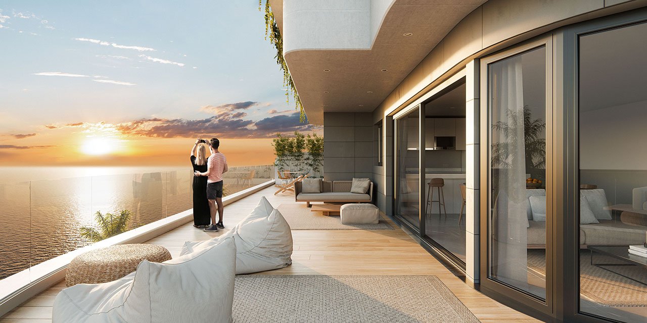 Fantastische Wohnungen mit 3 Schlafzimmern, 2 - 3 Badezimmern, Klimaanlage, Tiefgaragenstellplatz, Gemeinschaftspool und Meerblick - 13